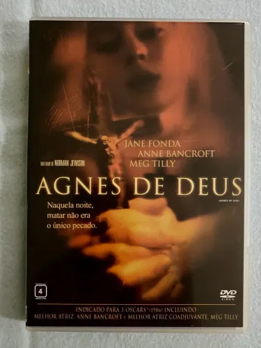 DVD Agnes de Deus (Com Jane Fonda, Anne Bancroft e Meg Tilly) Com encarte