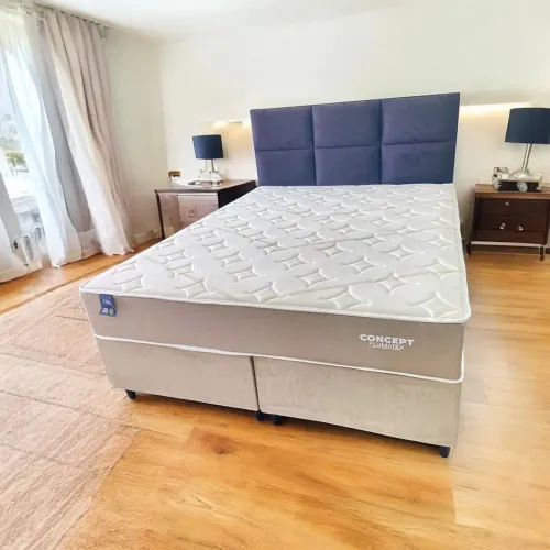 Cama box casal Concept Plumatex