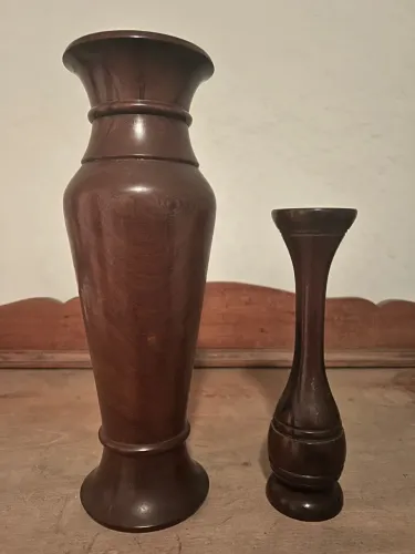 Vasos Decorativos de Madeira Elegantes