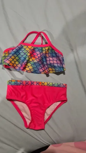Conjunto de biquíni infantil sereia 18M Importado