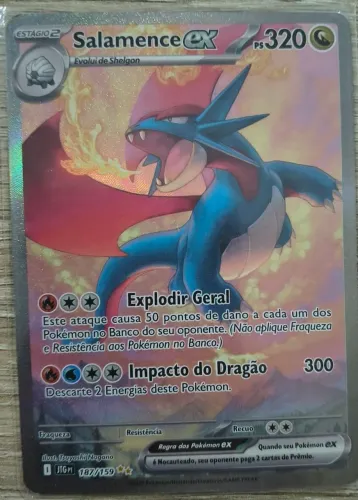 Carta Pokémon Rara - Salamence Ex