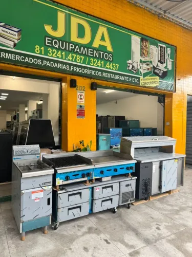 bancada refrigerada - chef base - para chapas ideal para hamburgueria, restaurantes 