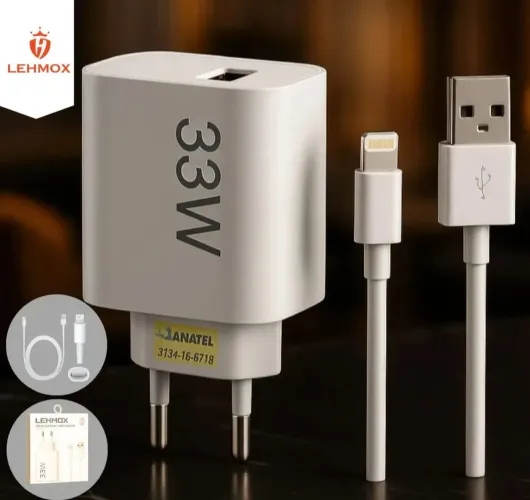 Carregador Rápido Turbo Lightning iOS 33W