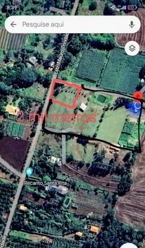 Lote de  2.000 M2 ,Sarandi-Pr ,Estrada Mauro Trindade, R$ 200.000,00