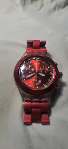swatch irony full-blooded red