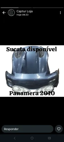 Sucata Porsche Panamera 2010 para retirada de peças