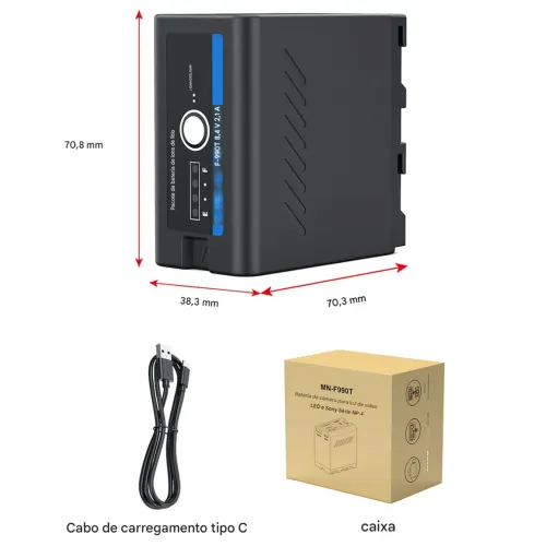 Bateria Np-f750 com Usb