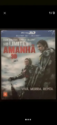 Blu-Ray 3D+ 2D No Limite do Amanhã com Luva Lenticular Duplo