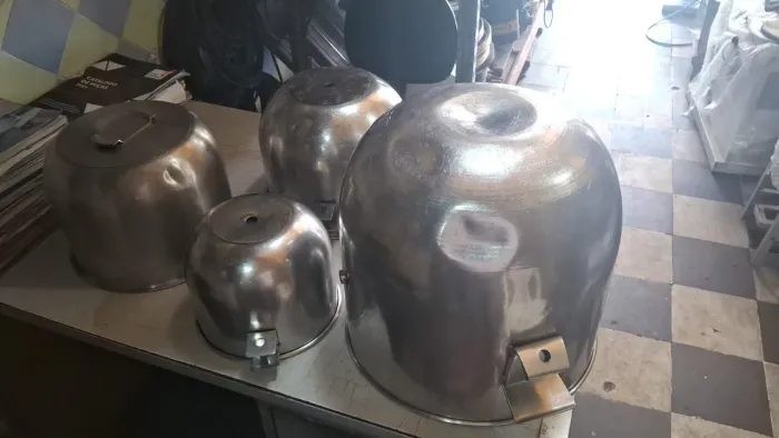 Panelas inox para batedeiras indústrias 