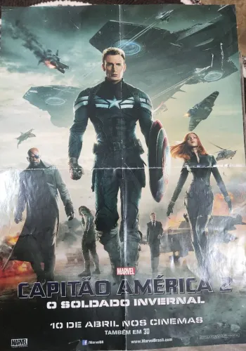 Capitão América Poster<br>- Marvel