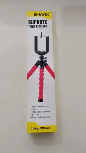 Tripé 20cm flexível para celular ou câmera
