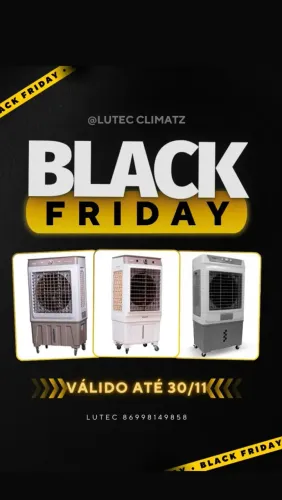 Back Friday de climatizadores vários modelos 
