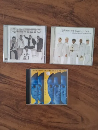 CDs Grupo Quinteto em Branco e Preto