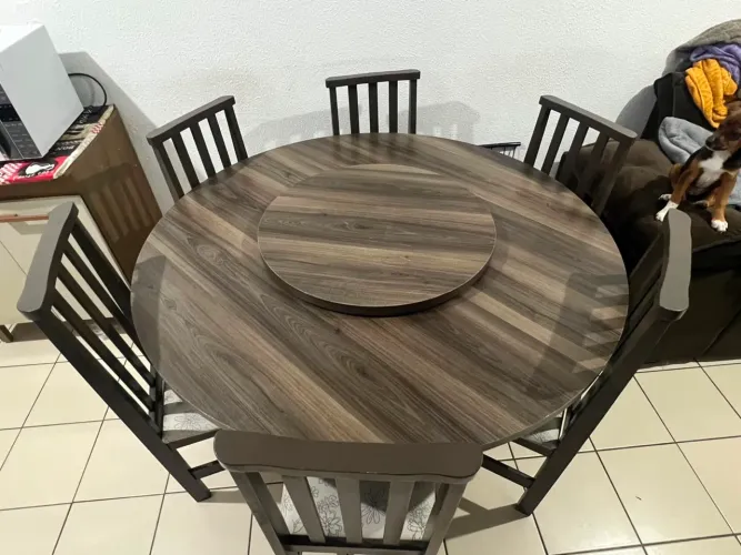 Mesa de jantar 6 cadeiras