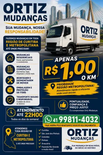 ORTIZ MUDANÇAS