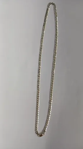 Corrente Grumet Prata 925 17,2g 60cm 4,6 mm ,tem garantia vitalicia do teor da prata.