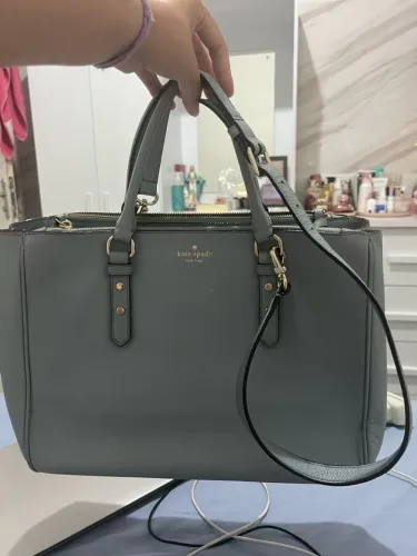Bolsa Kate Spade original - couro legítimo - Azul claro