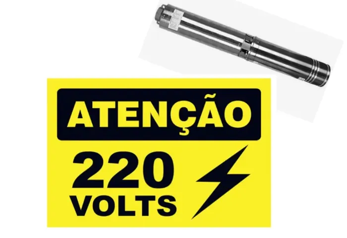 Bomba inox caneta Submersa 1.2HP 4SDM4/10 220V