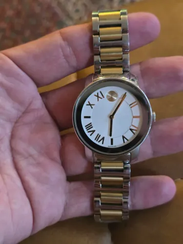 Relógio Movado Bold Bicolor Original Swiss 39mm Aço