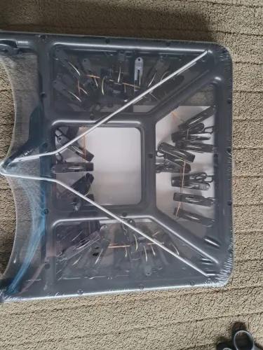 Mini varal mor 32 prendedores 