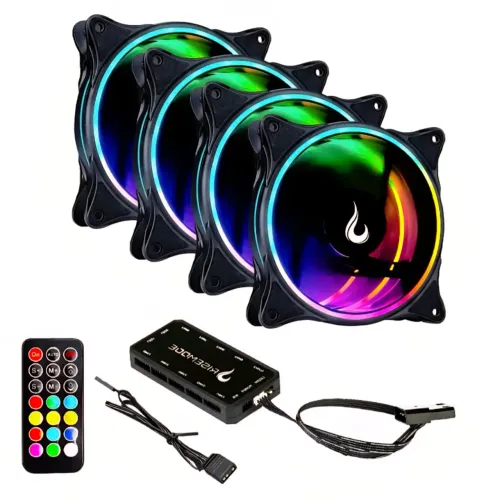 Fans rise mode+ controladora ARGB.