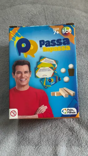 Jogo Passa ou Repassa SBT Clássico de Perguntas e Respostas da Pais e Filhos