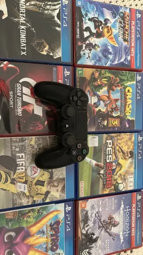 Controle PS4 + Jogos