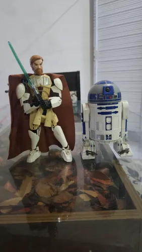 (Obi-Wan Kenobi lego) e r2d2