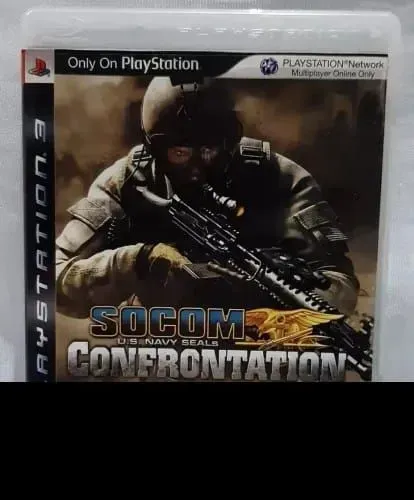 SOCOM US Navy Seals Confrontation PlayStation 3 Novo na Caixa com Manual 