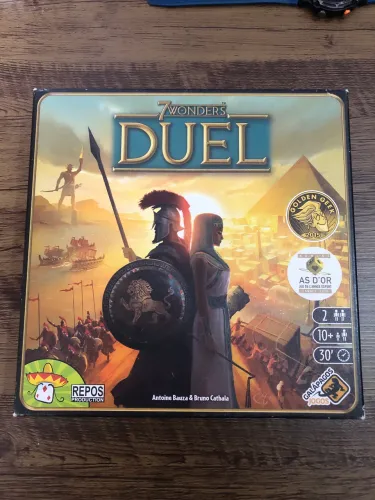 7wonders duel. Boardgame.