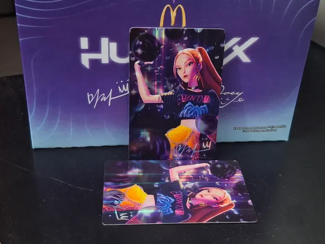 Photocard Mira Avulso - Guerreiras do Kpop Mc Donalds Kpop Demon Hunters