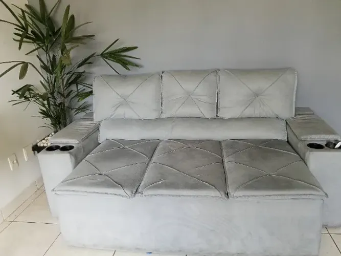 Vendo sofá + quadro decoração 