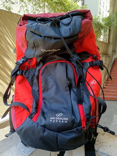 Mochila mochilão trilha quechua forclaz 40L