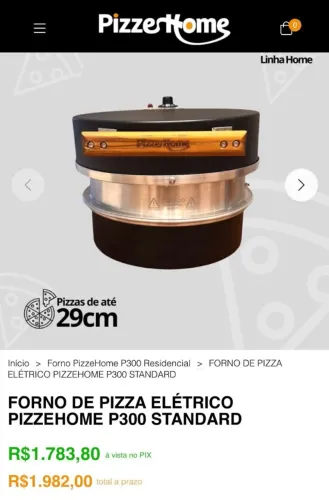 Forno de Pizza elétrico novo