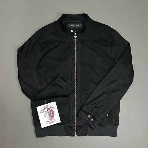 Jaqueta Bomber Suede Zara Man
