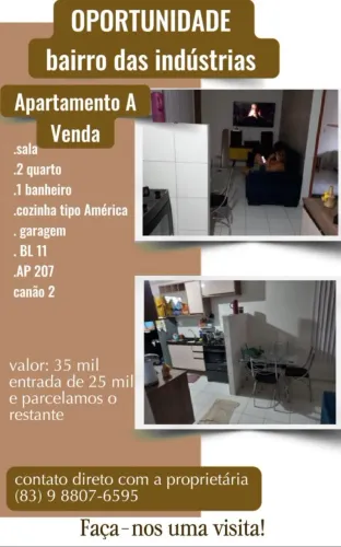 Apartamento A venda no bairro das indústrias
