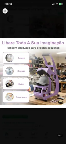 Prensa Térmica para Bonés Sublimação 2 almofadas+luvas térmicas 