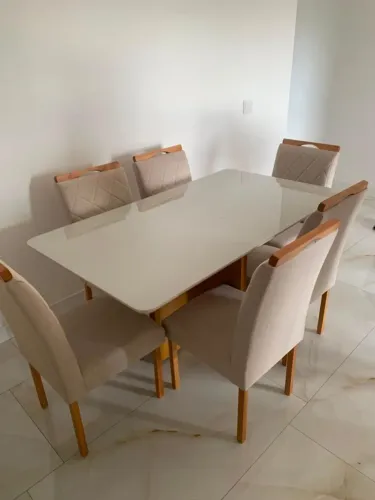Mesa de Jantar com 6 Cadeiras NOVO PRONTA ENTREGA