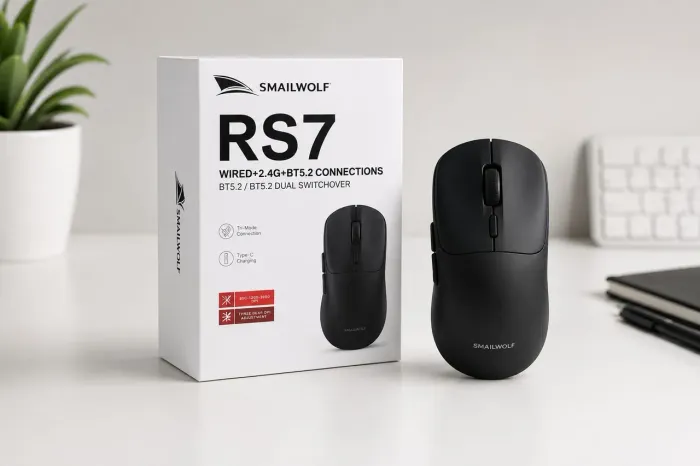SMAILWOLF RS7 ? Mouse Gamer Sem Fio
