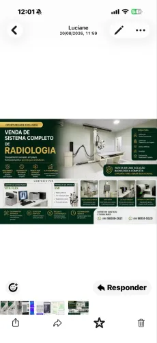 Aparelho completo de radiologia 