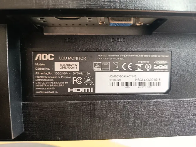 Monitor AOC M2470SWH2