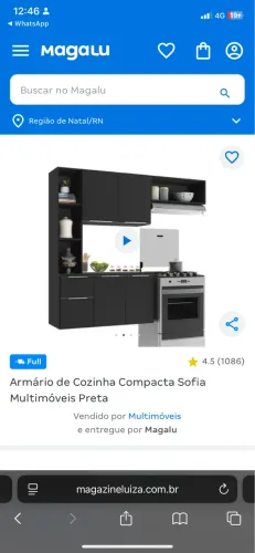 Armário compacto embalado e nunca usado