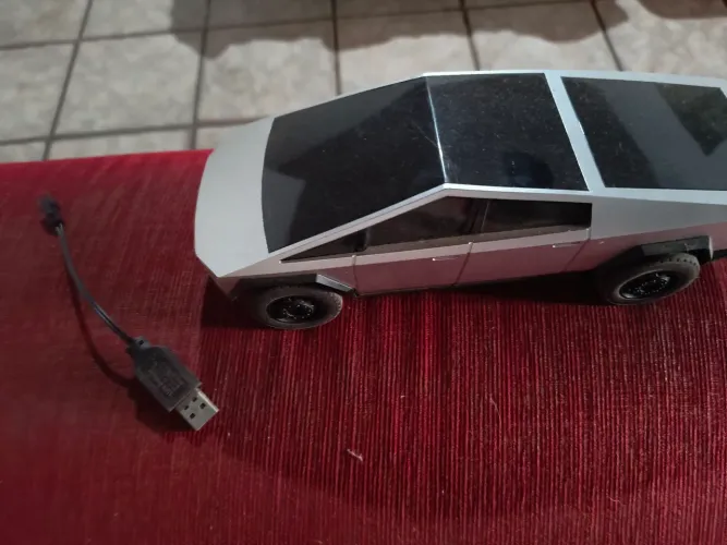 Tesla cybertruck controle remoto, pilha recarregável 