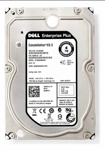 Hd Servidor Dell 4tb Sas 6gb/s 7.2k Enterprise Plus 0drmyh