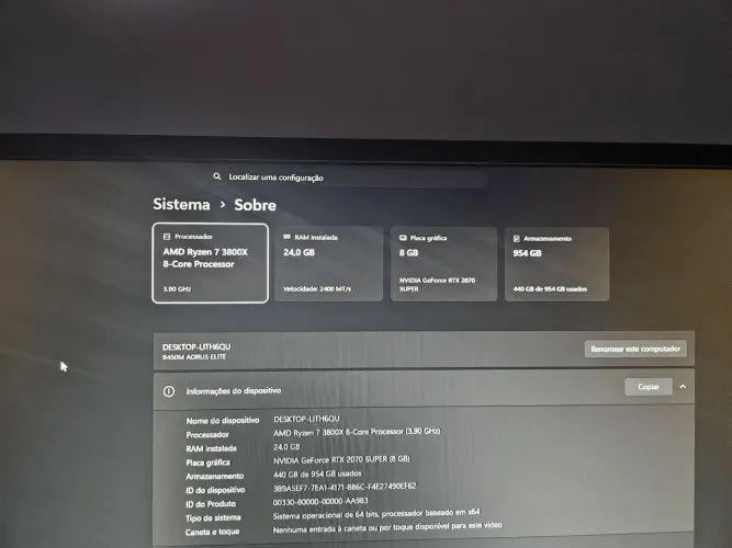 PC GAMER COMPLETO RTX 2070 SUPERR
