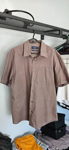 Camisa Manga Curta Cinza - Preston Field - Tamanho: M