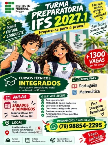 Preparatório do ifs aos finais de semana