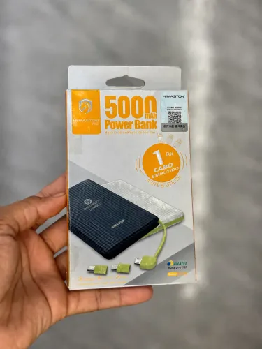 Carregador portátil 5 mil mAh - ENTREGA A DOMICÍLIO