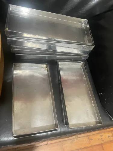 12 bandejas para estufa- inox