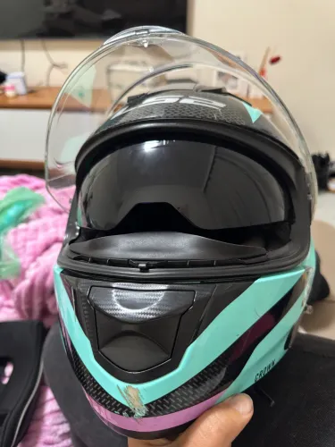 Capacete ls2 com óculos 56